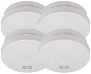 brennenstuhl Czujka dymu RM L 3100, 85 db, biała, zestaw 4 sztuk fotoelektrycznych, testowana zgodnie z EN 14604, ok. 10 lat eksploatacji - 1 sztuka