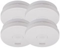 brennenstuhl Czujka dymu RM L 3100, 85 db, biała, zestaw 4 sztuk fotoelektrycznych, testowana zgodnie z EN 14604, ok. 10 lat eksploatacji - 1 sztuka - 2978631
