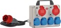 Przedłużacz Brennenstuhl BKV 2/4 T IP44, Podstawowy, Niebieski, Szary, Czerwony, 6 Gniazdo AC, CEE 5p, 2 m, 400 V - 2978586