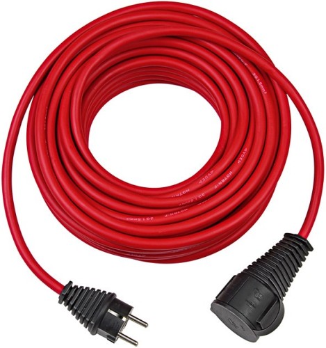 Przedłużacz Brennenstuhl H07RN-F 3G1,5 - 25 m - czerwony - 3009320