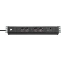 Listwa zasilająca brennenstuhl Premium-Web-Line V3 - do montażu w szafie serwerowej - Ethernet - Złącza wyjściowe: 4 - 48,3 cm (19") - 3,0 m Przewód - 2978637