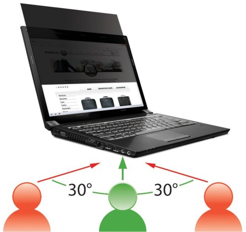 Mobilis 016233 filtr do ekranu 39,6 cm (15.6") Laptop Bezramkowy filtr prywatności na wyswietlacz - 2978941