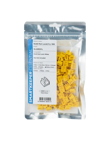 Smartkeeper NL03P2YL bloker portów Blokada portu RJ-45 Żółty 1 szt. - 3009405