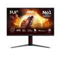 AOC G4 U32G4U monitor komputerowy 80 cm (31.5") 3840 x 2160 px 4K Ultra HD Czarny, Czerwony - 3022557