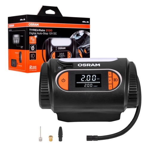 Osram TyreInflate 2120 | Kompaktowy akumulatorowy kompresor | 12V - 3010625