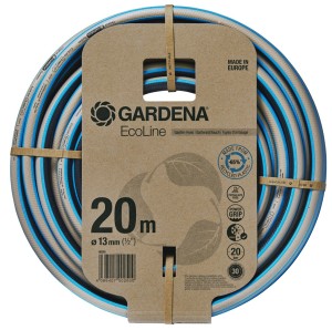 Gardena 18930-20 wąż ogrodowy 20 m Nad ziemią Plastik, Termoplastyczny elastomer Czarny, Niebieski, Szary