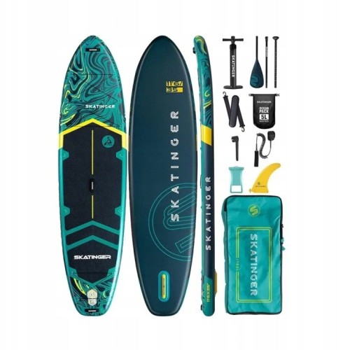 Deska SUP SKATINGER Prana Lava Green 350x89x15 cm - 3023293