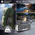 Extralink RADIO AWARYJNE BLUETOOTH SOLARNE Z KORBKA DYNAMO POWERBANK 4000MAH Z LATARKA SOS BT-4000 Przenośny Analogowe i cyfrowe Czarny, Pomarańczowy - 2982127