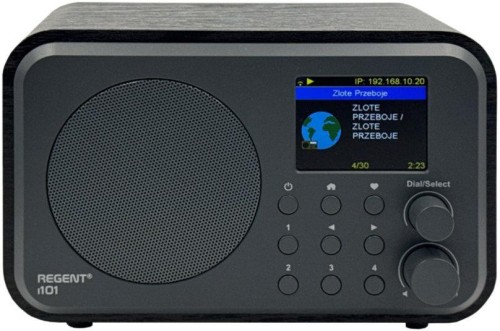 Radio internetowe Ferguson Regent i101 | DAB+ | FM RDS / Akumulator 2000 mAh (Czarne) - 2982158