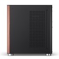 Obudowa PC Jonsbo TK-0, Mini-Tower, Mini-ITX, Tempered Glass, Holz - schwarz - 3023386