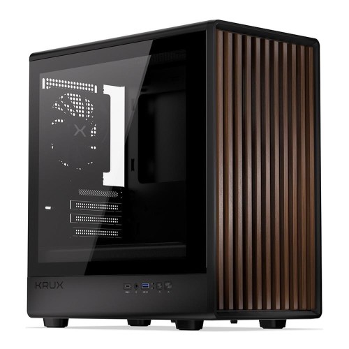 Obudowa KRUX Helio M-ATX, z oknem, bez zasilacza, czarna - 3010894