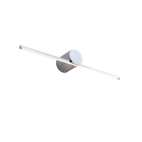 WALL LED LIGHT MODERN SLIM M IP44 CHROME - 2984797