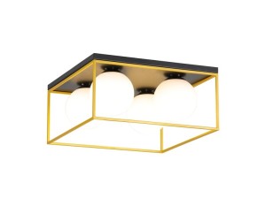 Lampa sufitowa Drift 4XE14 Gold