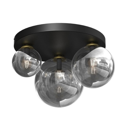 Lampa sufitowa CEILING LIGHT BURSA 3XE14/E27 BLACK/GOLD - 3011056