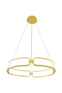 Lampa wisząca LED FIRAT 4000K w kolorze złotym