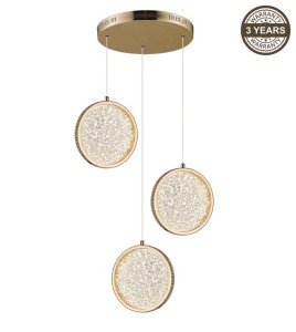 Lampa wisząca LED Napoli A2378-3 30CM 30W