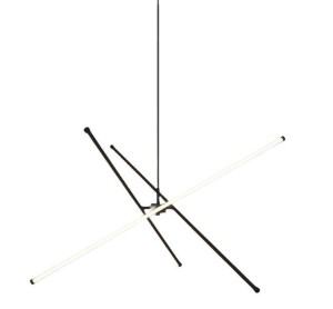 PENDANT LED LIGHT TANGER 90CM BLACK