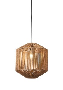 PENDANT LIGHT ARRA D32 E27 LIGHT BROWN