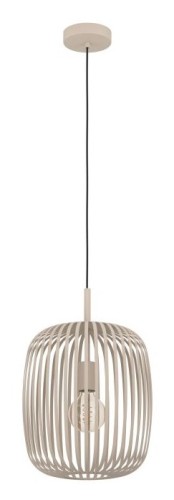 Lampa wisząca EGLO ROMAZZINA, 1 x E27, max 40W, beige - 2998198