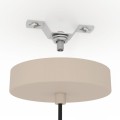 Lampa wisząca EGLO ROMAZZINA, 1 x E27, max 40W, beige - 2998195