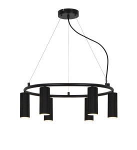 PENDANT LIGHT ICEL 6XGU10 BLACK