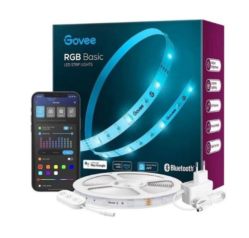Govee Taśma LED Basic 5m, RGB, Wi-Fi H615A3A1 - 1345123