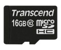 SD microSD Card  16GB Transcend SDHC Class10 w/adapter - 3004805