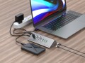 CONCEPTRONIC 10-portowy koncentrator USB-A3.0/-C Adapter -> 6xA3.0+m.Netz. Gr - 2986095