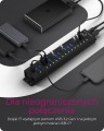 ICY BOX Hub 17-Portowy z USB 3.2 Gen - 2986334