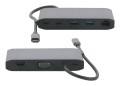 Mobilis 020027 stacja dokująca Przewodowa USB 3.2 Gen 1 (3.1 Gen 1) Type-C Szary - 3004992