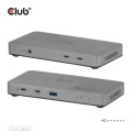 CLUB3D CSV-2563 stacja dokująca Thunderbolt 5 Srebrny - 2986411