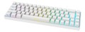 Deltaco Gaming GAM-100-W-DE klawiatura USB + RF Wireless + Bluetooth QWERTZ Niemiecki Biały - 2986804