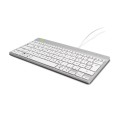 R-Go Tools Ergonomiczna R-Go Compact Break klawiatura, z oprogramowaniem do robienia przerw, QWERTZ (DE), przewodowa, biała - 2986906
