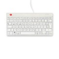 R-Go Tools Ergonomiczna R-Go Compact Break klawiatura, z oprogramowaniem do robienia przerw, QWERTZ (DE), przewodowa, biała - 2986911