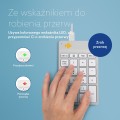 Klawiatura numeryczna Numpad Ścienna Kabel biała - 2986847