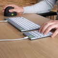 Klawiatura numeryczna Numpad Ścienna Kabel biała - 2986853