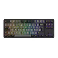 AKKO Black & Gold 5087S Gaming Tastatur, RGB – Akko V3 Cream Yellow Pro Switches, ISO DE, schwarz & gold