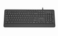 GEMBIRD KLAWIATURA PRZEWODOWA MULTIMEDIALNA SLIM, USB 5 KLAWISZY HOTKEYS, US LAYOUT, CZARNA - 2987140