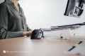 BakkerElkhuizen Evoluent D myszka Biuro Po prawej stronie USB Typu-A Laser 3200 DPI - 2987340