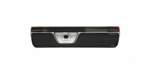 Myszka Contour Design RollerMouse Czerwona bezprzewodowa Bluetooth USB Type-C 2800 DPI Srebrny