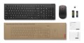 Lenovo 4X31R64457 klawiatura Dołączona myszka Biuro RF Wireless Belgijski, Angielski Czarny - 2987575