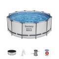 Bestway Steel Pro 56420 basen zewnętrzny naziemny Basen ramowy W kształcie okręgu 10250 l - 2999041