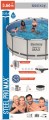 Bestway Steel Pro 56420 basen zewnętrzny naziemny Basen ramowy W kształcie okręgu 10250 l - 2999046