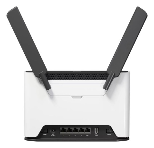 Mikrotik Chateau LTE7 ax router bezprzewodowy Gigabit Ethernet Dual-band (2.4 GHz/5 GHz) 4G Czarny, Biały - 3005413