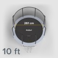REBEL ACTIVE TRAMPOLINA PRO 10FT/305CM, SIATKA, DRABINKA RBA-8002 - 3011819