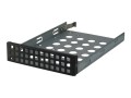 Inter-Tech 2U-20255 Rack Czarny, Stal nierdzewna - 2989745