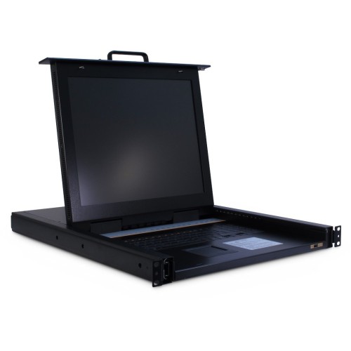 Inter-Tech KVM-1708 konsola rackowa 43,2 cm (17") 1280 x 1024 px Stal Czarny - 2989723