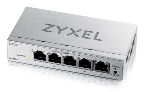 Switch Zyxel GS1200-5V3 5p Managed Gigabit - 2990265