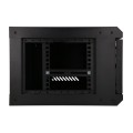 Extralink LITE 4U 530X400 WALL-MOUNTED RACKMOUNT CABINET BLACK Stojak wolnostojący/ścienny/podłogowy Czarny - 3005816