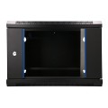 Extralink LITE 6U 530X400 WALL-MOUNTED RACKMOUNT CABINET BLACK Stojak wolnostojący/ścienny/podłogowy Czarny - 3005851
